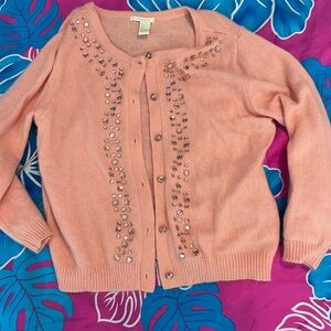 Embellished Pink Sweater